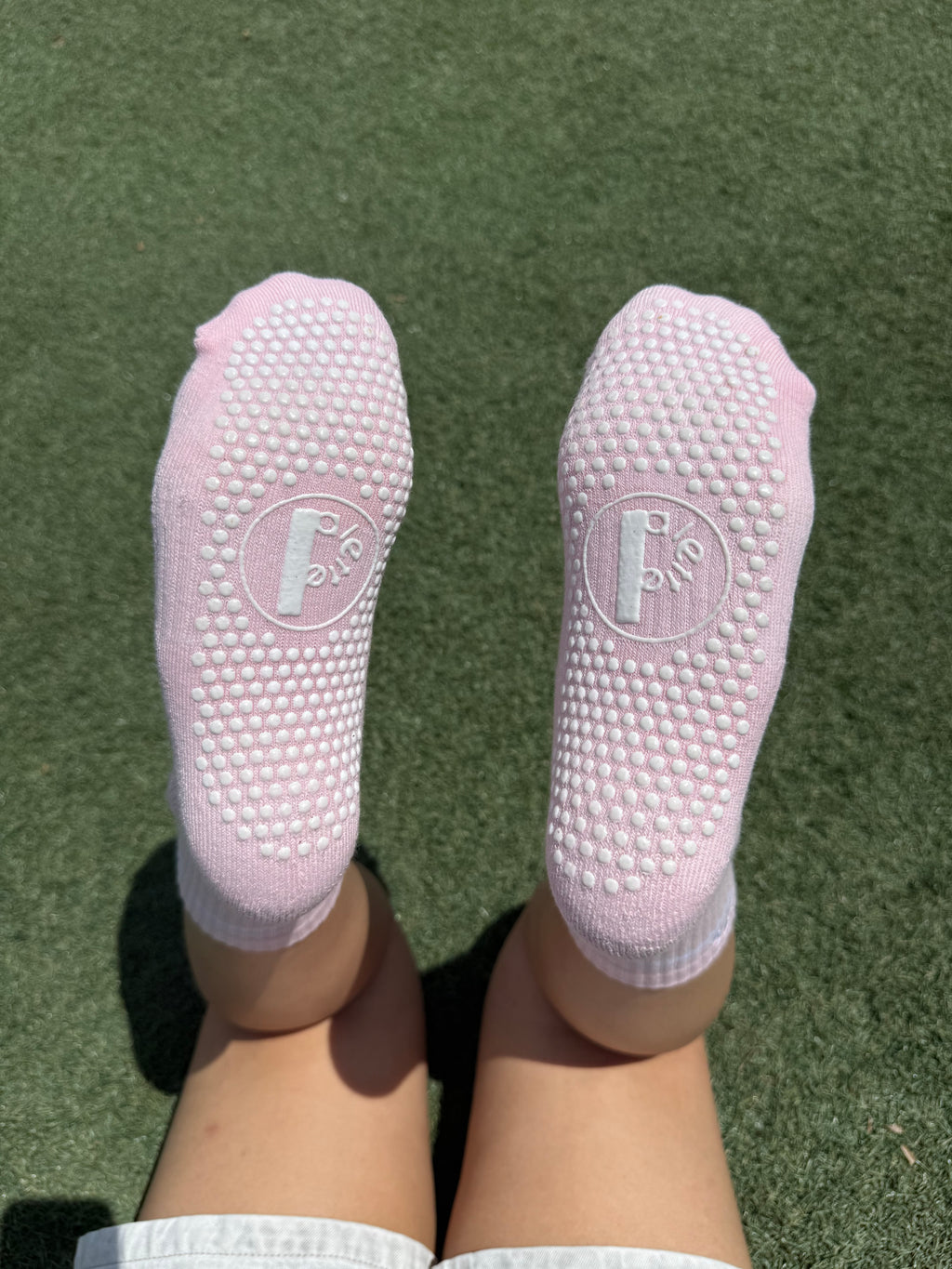 Non slip socks - Peony Pink